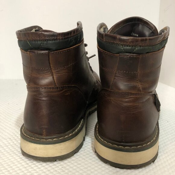 PEGABO Brown Leather Fleece Lined Casual/Work Boots Size 9 (42) - Picture 5 of 14